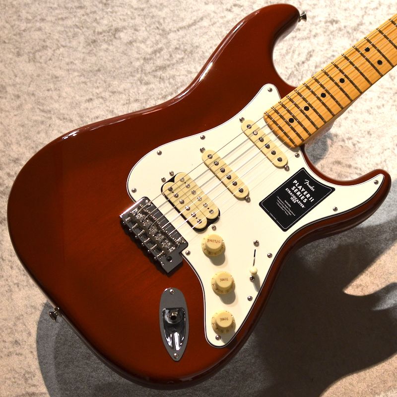 Player II Stratocaster HSS Maple Fingerboard ～Transparent