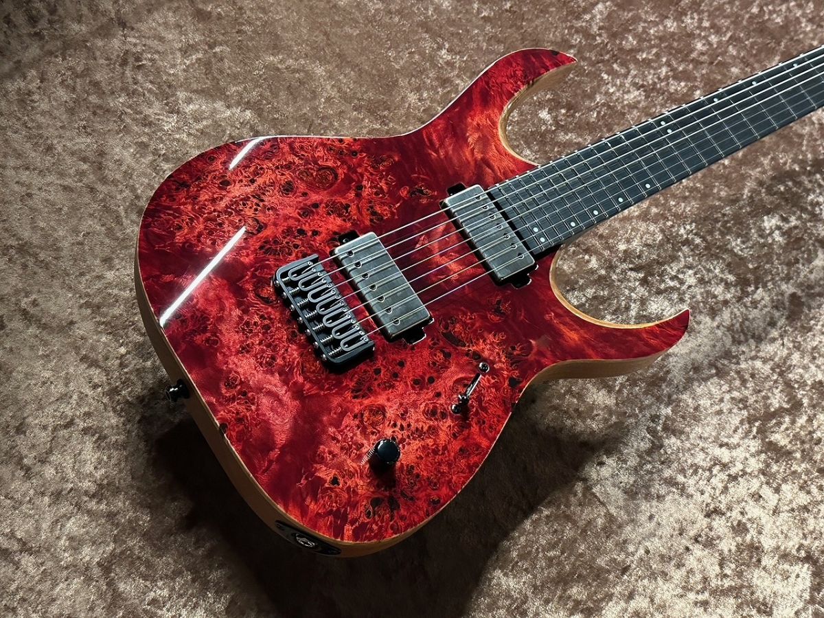 ギター Mayones duvell elite7 MAYONES Duvell Elite 7 B26.5 (Trans Blue Satin) ｜イケベ楽器