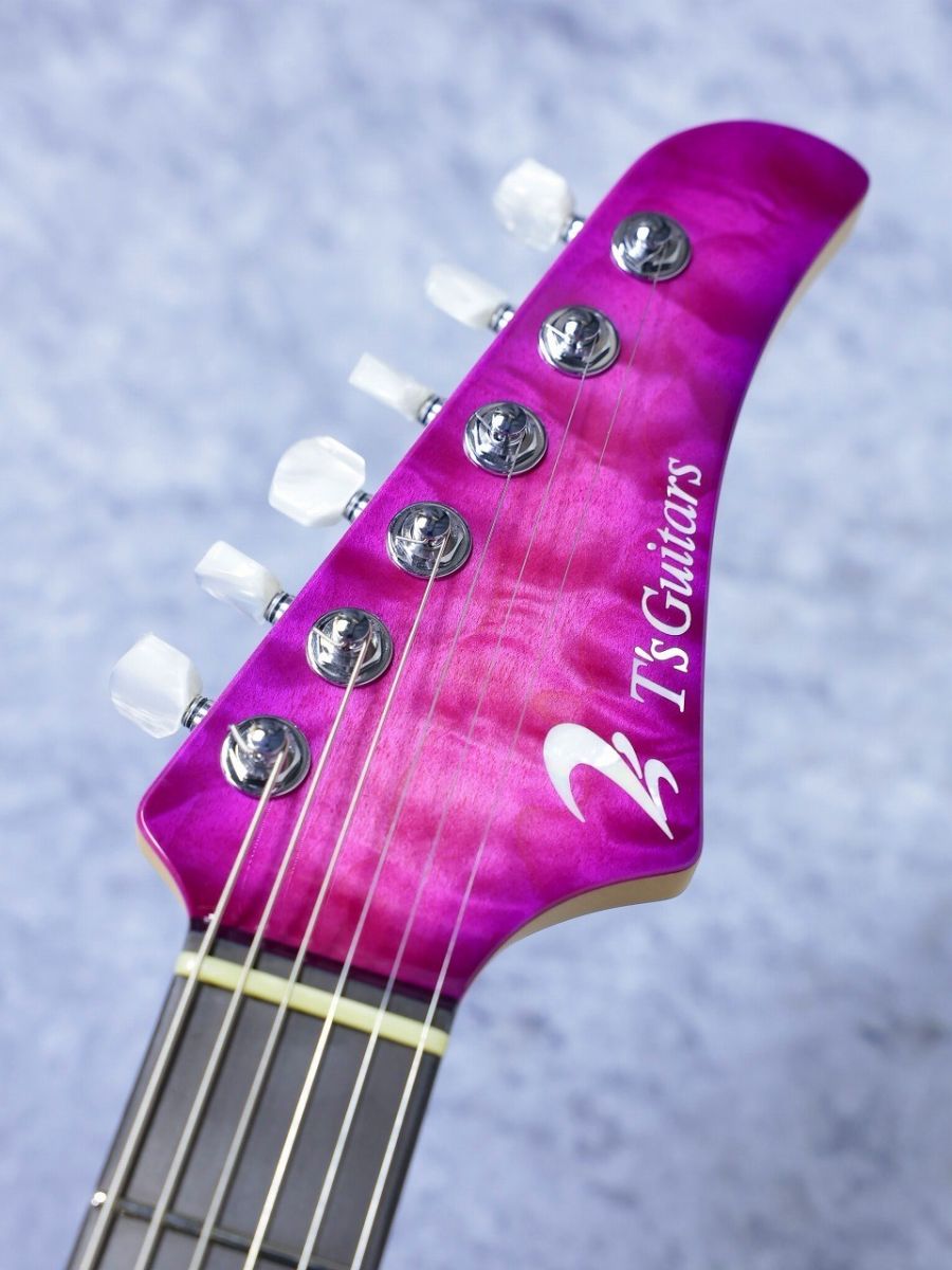 ギター T's guitars DST-Pro24 楽天市場】T's Guitars DST-Pro24 Flame Maple Arctic Blue S/N