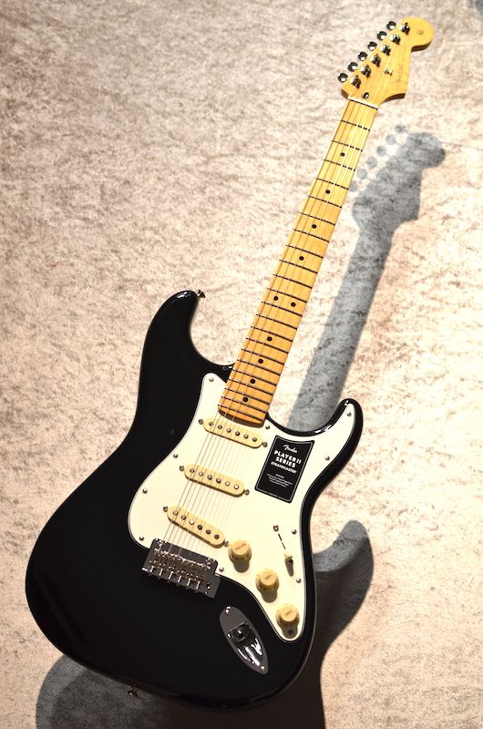 Fender Stratocaster 黒 エレキギター Fender MEX Player II Stratocaster (Black/Maple) ｜イケベ楽器