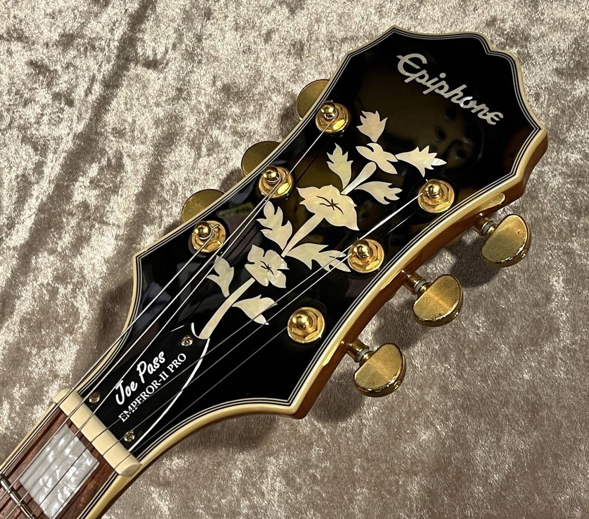 フルアコ　エレキギター　ジョーパスモデル　エンペラー2 Epiphone エピフォン Joe Pass Emperor II Pro VS フルアコ
