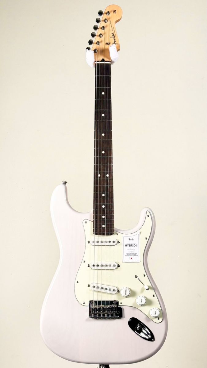 Fender Stratocaster エレキギター アイボリー Made in Japan Hybrid II Stratocaster -US Blonde- | 【クロサワ楽器