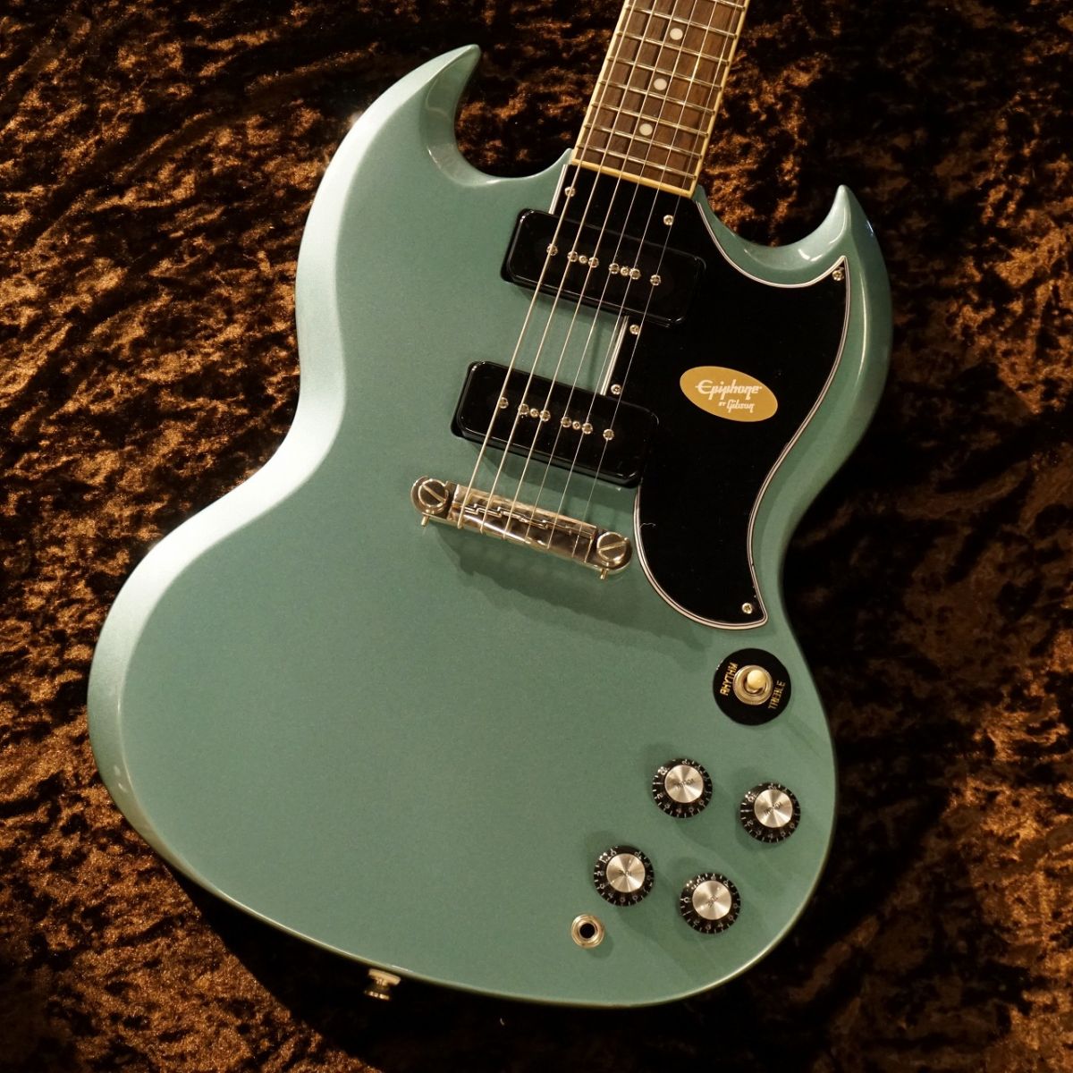 【10796】 EPIPHONE SG ペルハムブルー ジャンク 10796】 EPIPHONE SG ペルハムブルー ジャンク - メルカリ