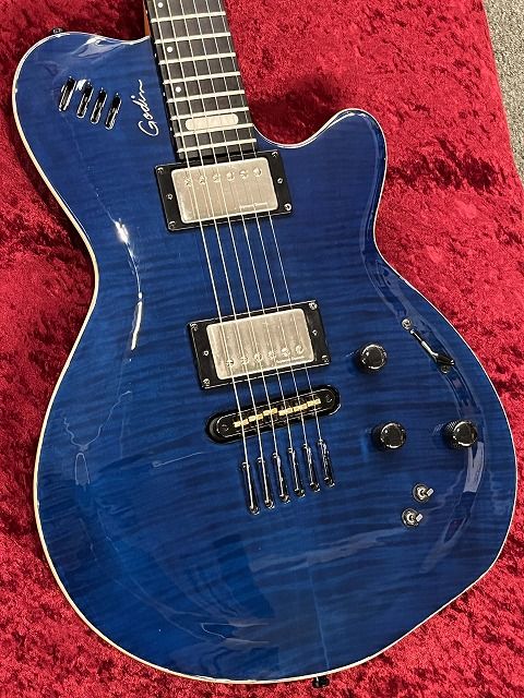 ギター Godin LGX-SA Trans Blue Godin LGX-SA; AAA Maple Top; Electric/Acoustic/Synth Guitar