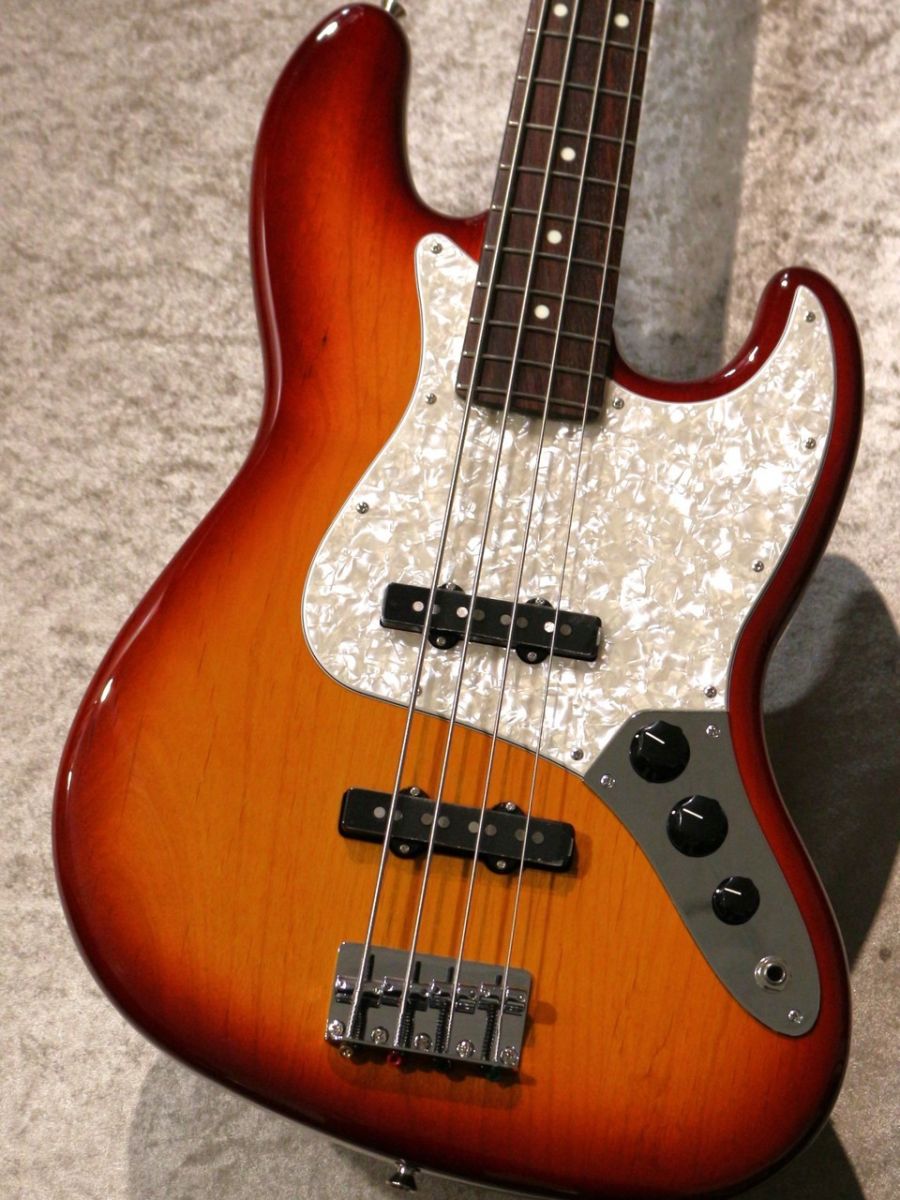 FSR Made in Japan Hybrid II Jazz Bass -Sienna Sunburst