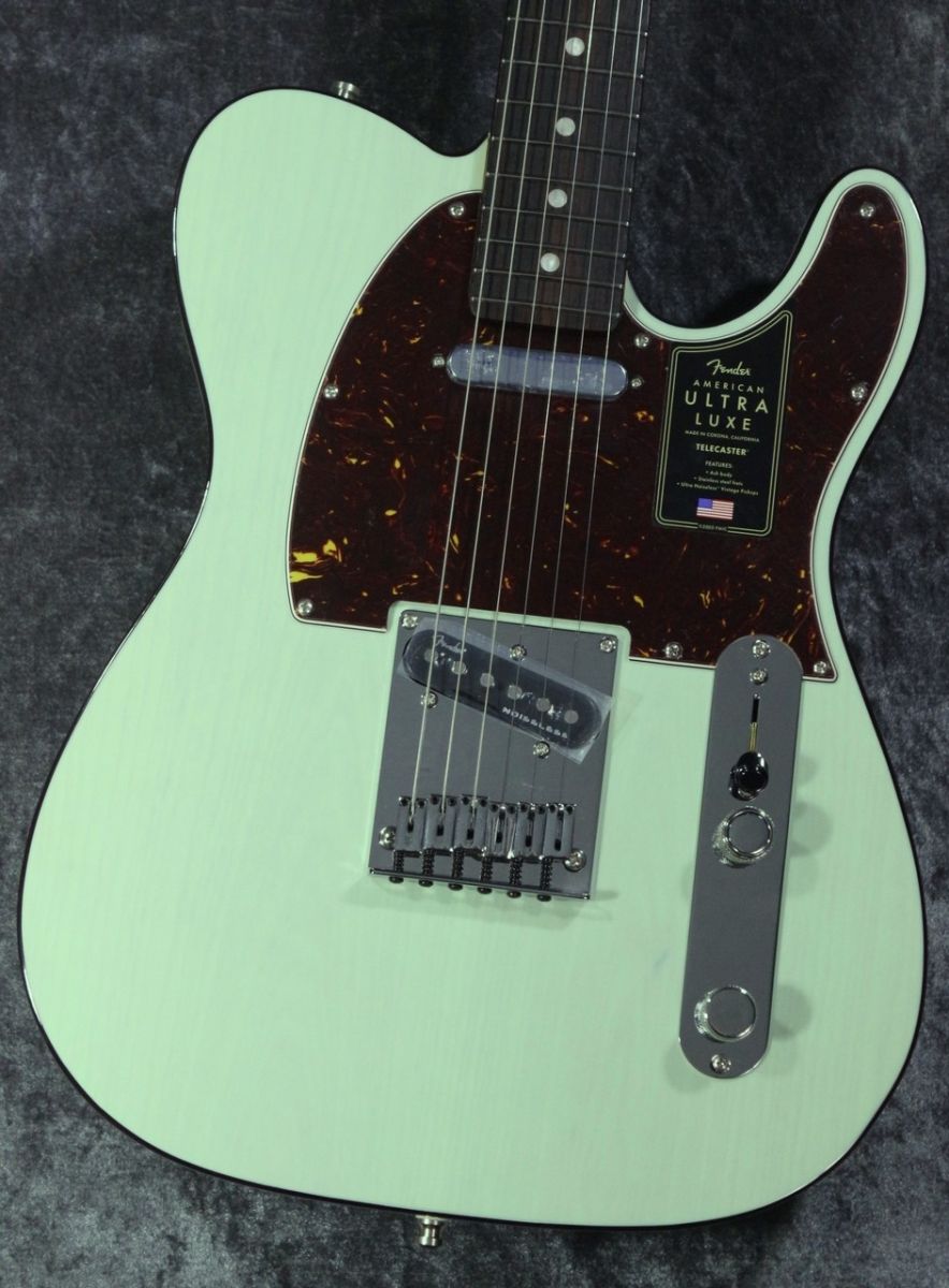 American Ultra Luxe Telecaster Transparent Surf Green