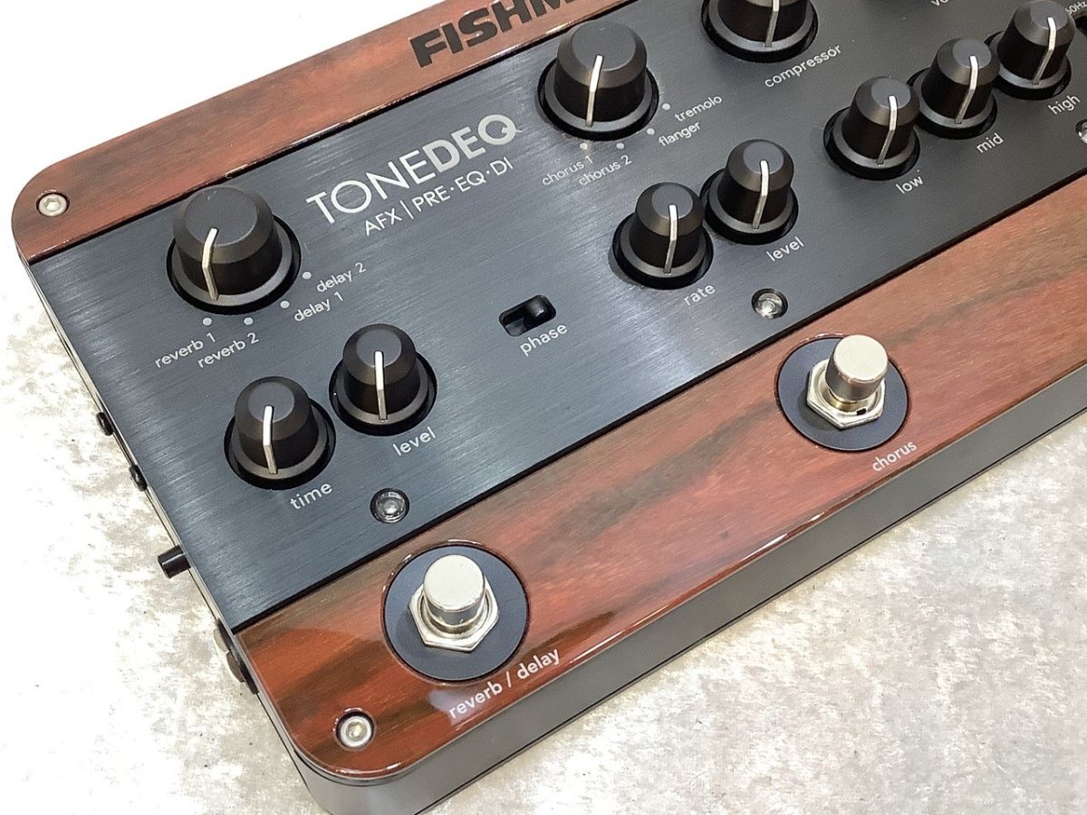Fishman ToneDEQ エレアコプリアンプ  マルチエフェクター FISHMAN ToneDEQ 《プリアンプ/マルチエフェクター/EQ/DI