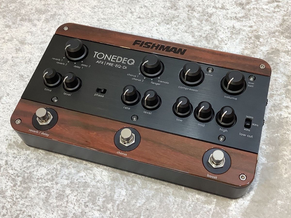 FISHMAN ToneDEQ 《プリアンプ/マルチエフェクター/EQ/DI