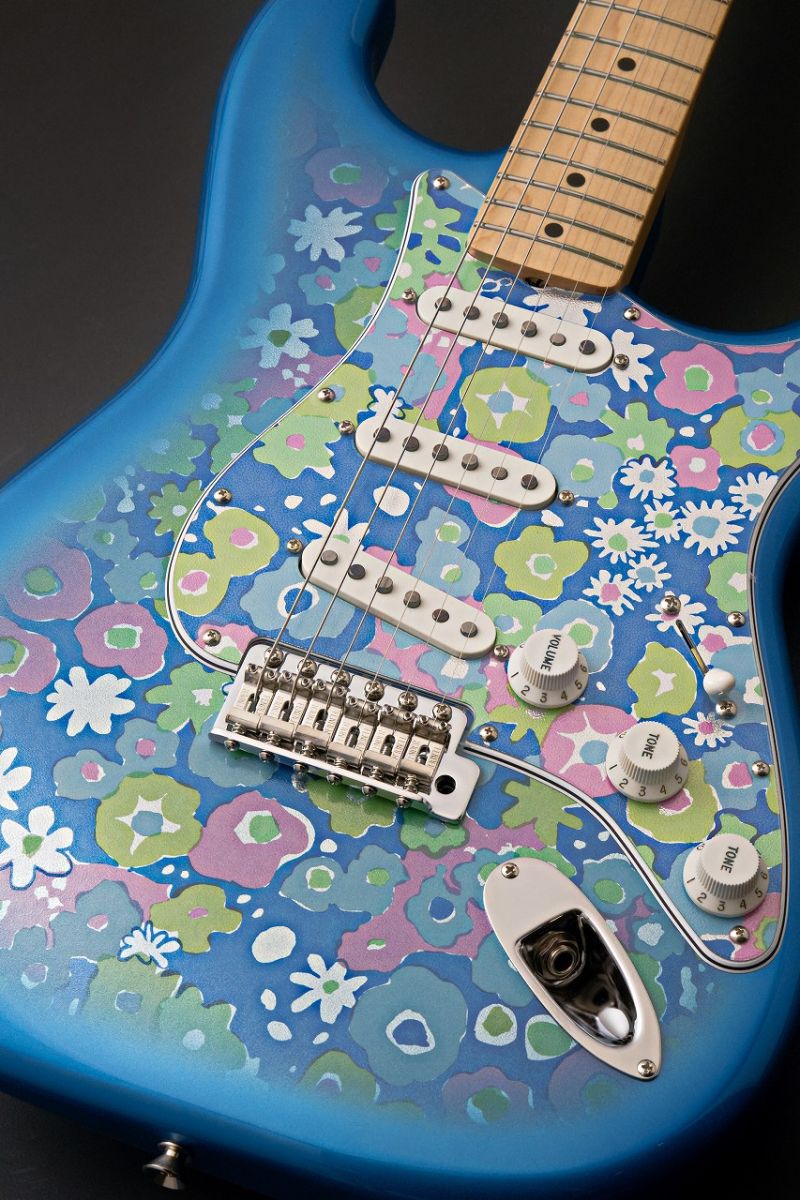Made in Japan Limited Stratocaster -Blue Flower