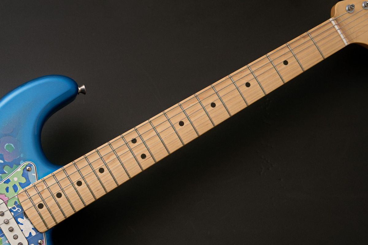 【出品7/19（土）まで！】FenderJapan Stratocaster Made in Japan Limited Stratocaster -Blue Flower