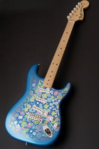 Made in Japan Limited Stratocaster -Blue Flower