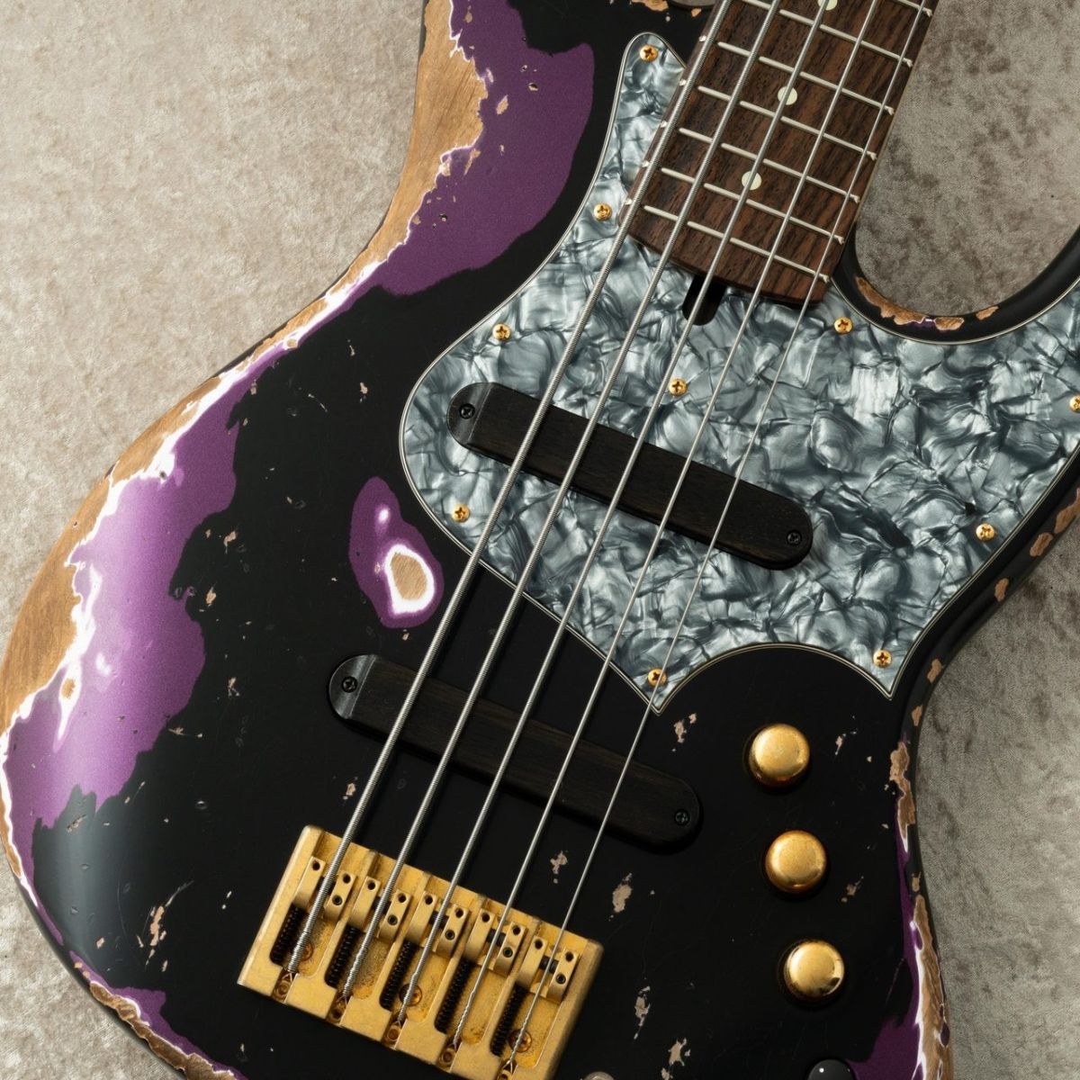 XJ-1T 5st Super Heavy Aged w/Matching Head, Gold Parts