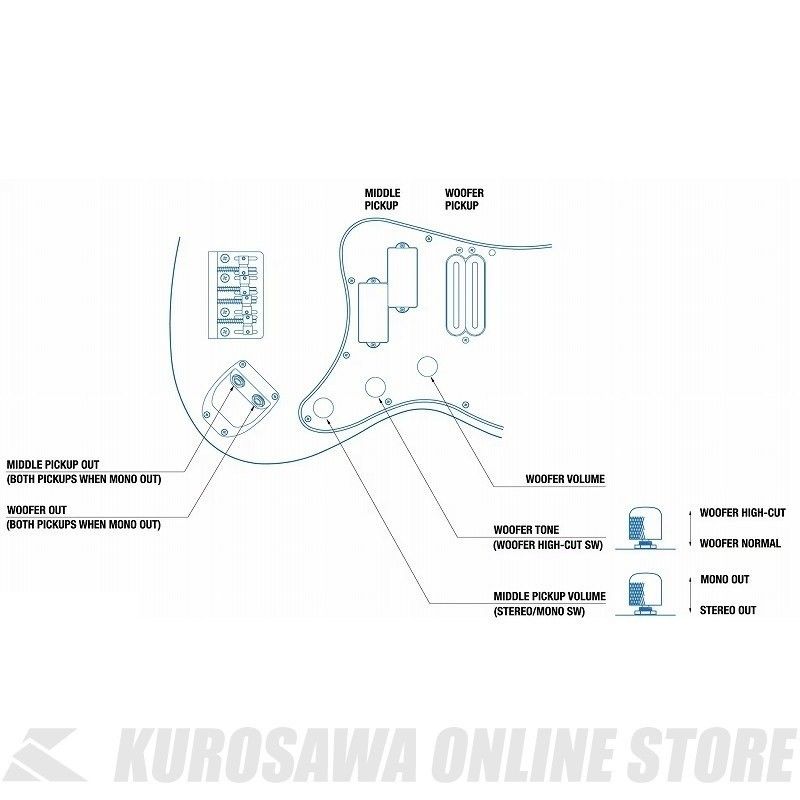 ATTITUDE LTD3 ソニックブルー Billy Sheehan Signature | 【クロサワ