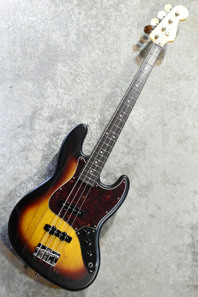 Made in Japan Limited Jazz Bass Raw Ash -3-Color Sunburst
