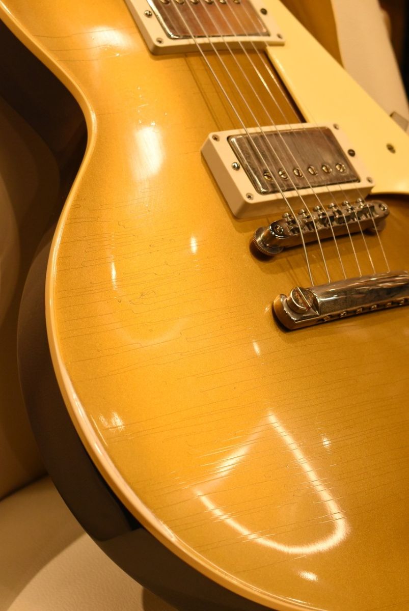 Murphy Lab 1957 Les Paul Gold Top Dark Back L.Aged Double Gold