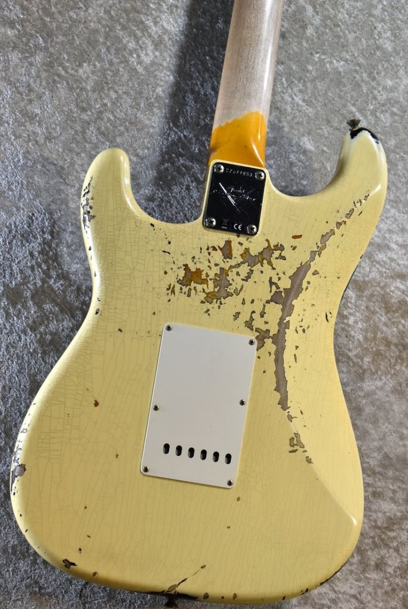 1961 Stratocaster Heavy Relic Aged V.White over 3TS CZ577893