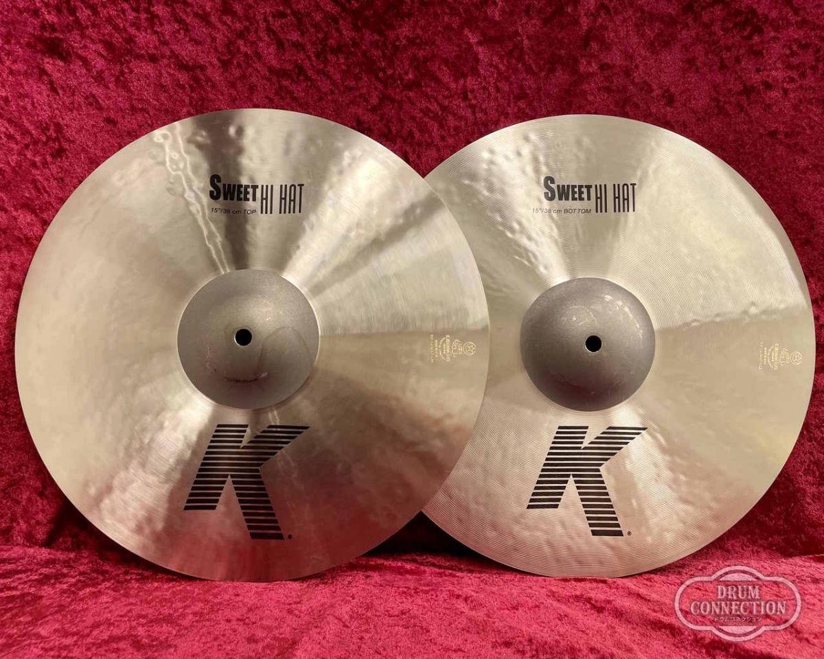 K Sweet Hi-Hat 15インチ シンバル TOP&BOTTOM Zildjian K Ziljdan