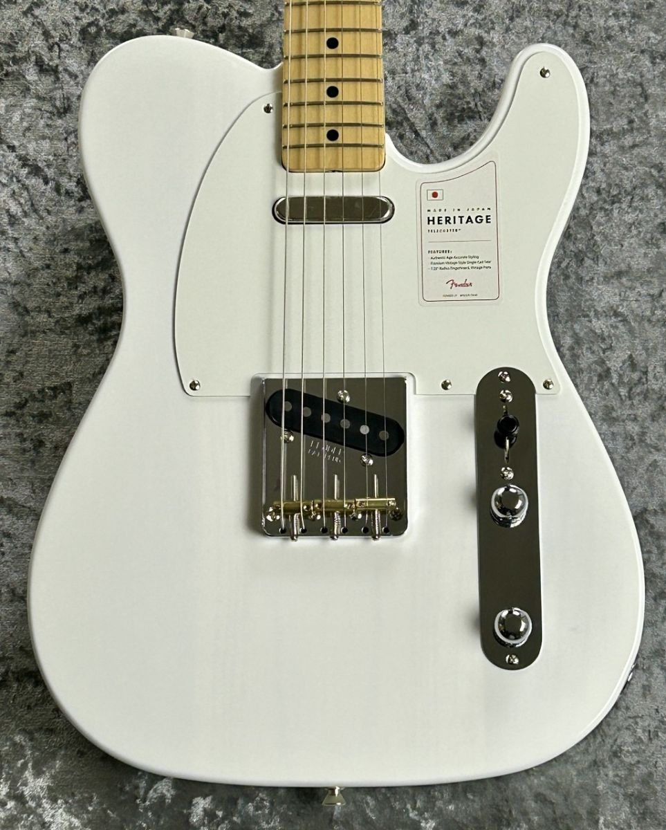 Made in Japan Heritage 50s Telecaster -White Blonde
