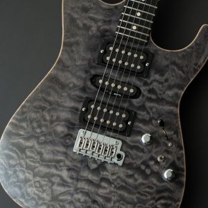 TOM ANDERSON Drop Top -Sheer Transparent Black with Binding- 【ラメ入りカラー】