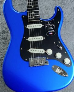 Fender American Ultra II Stratocaster Ebony / Noble Blue [#US240018276][3.90kg]