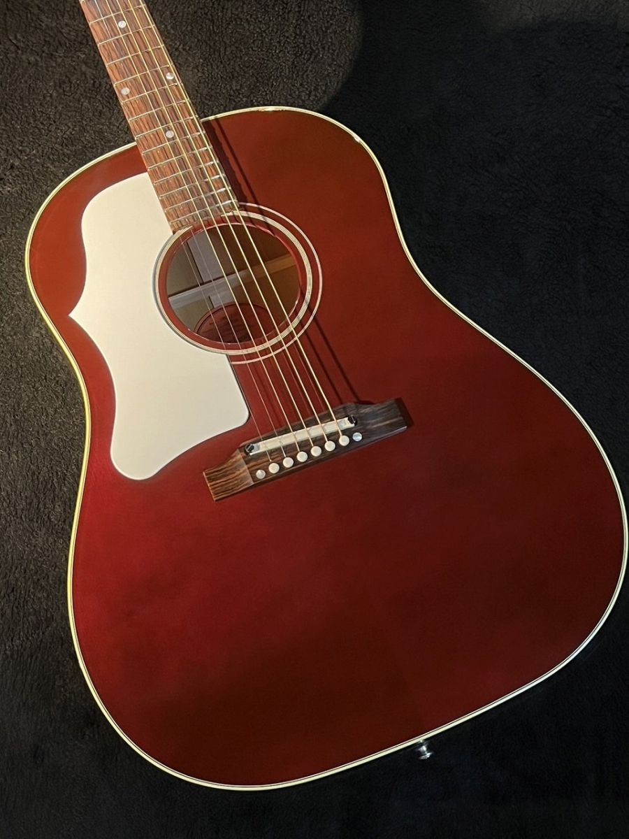 Gibson custom shop J-45 1960s ノーマルサドル 1960s J-45 Original ADJ Saddle Wine Red Left Hand #22224034