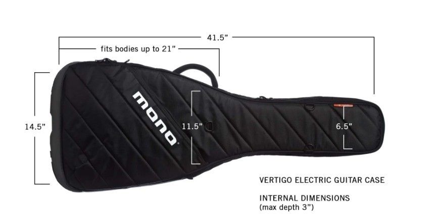 Vertigo Electric Guitar Case, Black M80-VEG-BLK | 【クロサワ