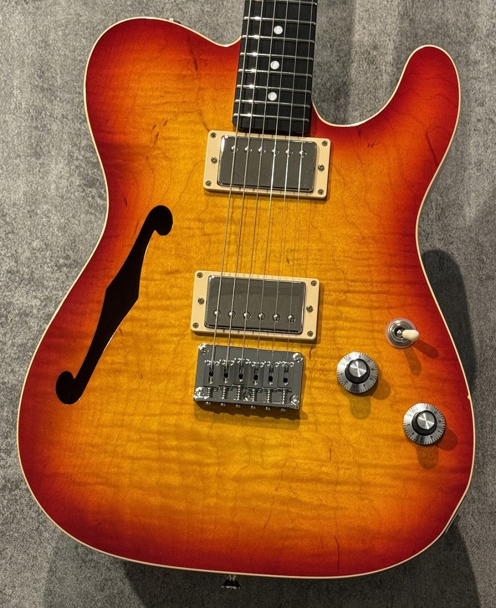 KNTE Semi-Hollow Cherry Sunburst 2022年製 | 【クロサワ楽器店