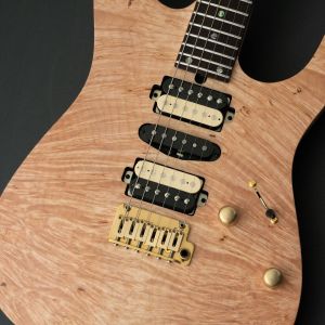 T's Guitars DST-Pro 24 5A Waterfall Burl Maple -Natural Matt / Steps Burner Natural Matt Back- #033137