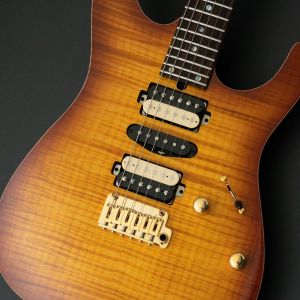 【美品】エレキギター SSH配列 レッド系 サンバースト Amazon | HISTORY HSE/SSH-Advanced Vintage Sunburst エレキ
