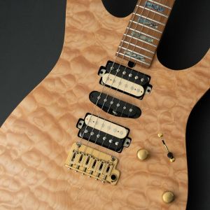 T's Guitars DST-Pro 24 Master Grade Quilt Maple -Natural Matt / Steps Natural Matt Back-