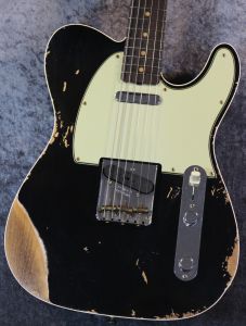 Fender Custom Shop 1960 Telecaster Custom Heavy Relic Black #CZ585761 【3.47kg】