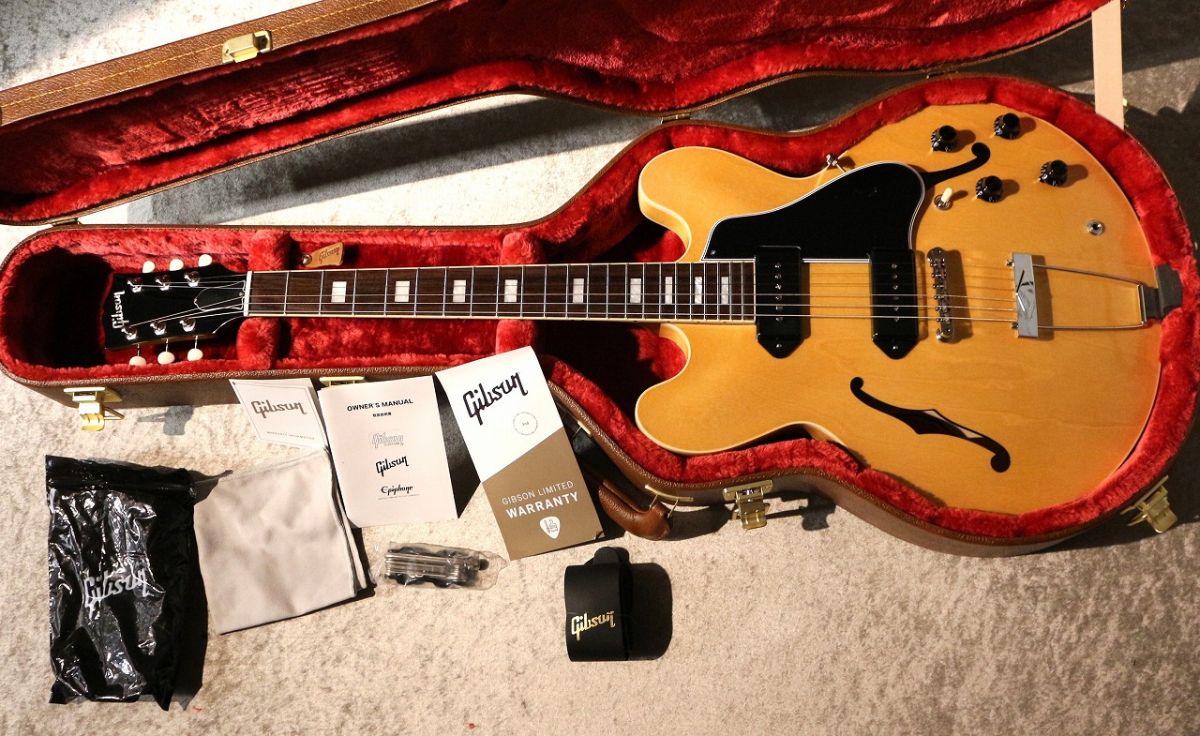 【美品】Gibson ES-330 フルアコ P-90 ハードケース ギブソン】Gibson ES-330 フルアコ P-90 ハードケース付き
