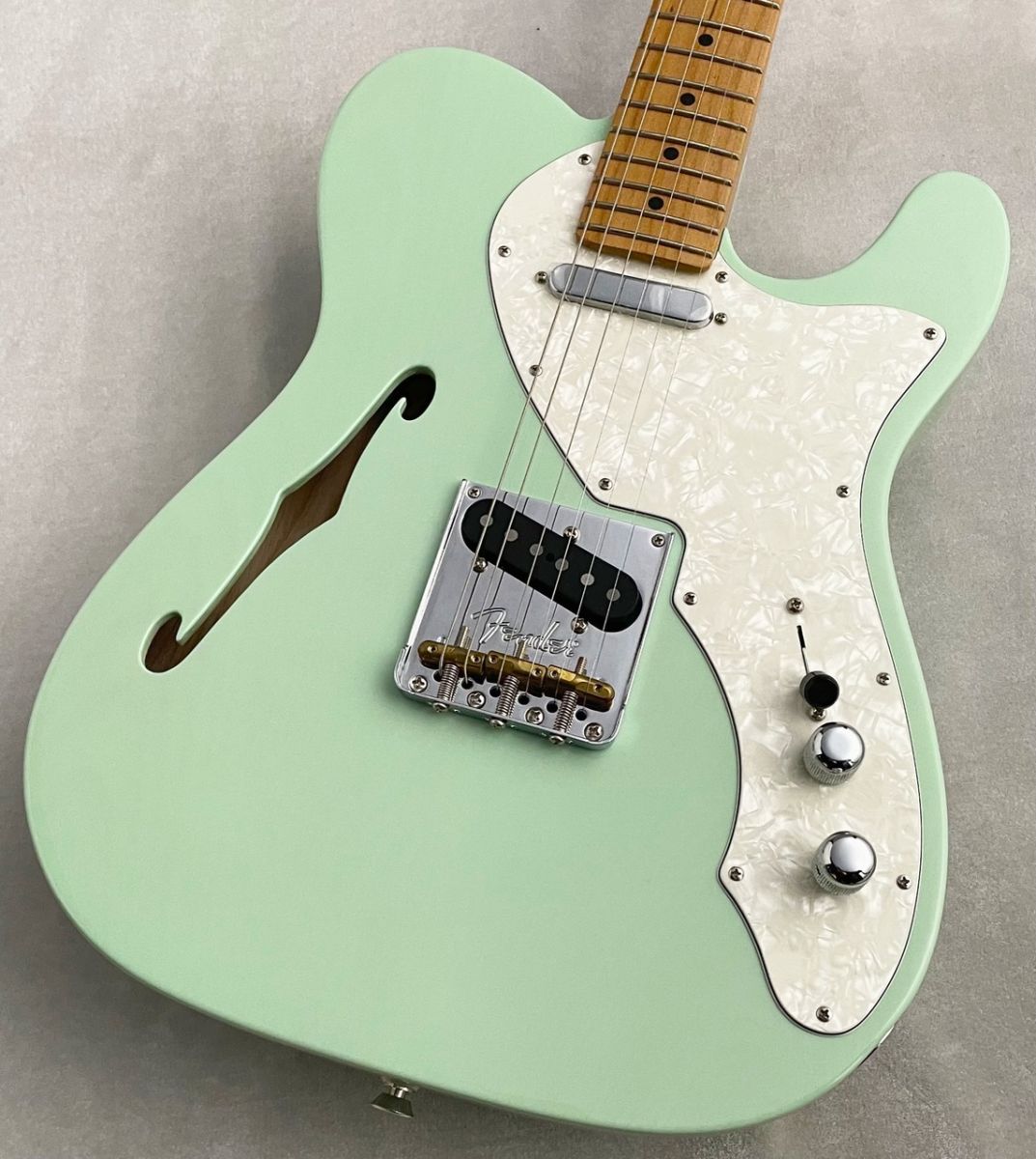 FSR American Professional II Telecaster Thinline Transparent Surf