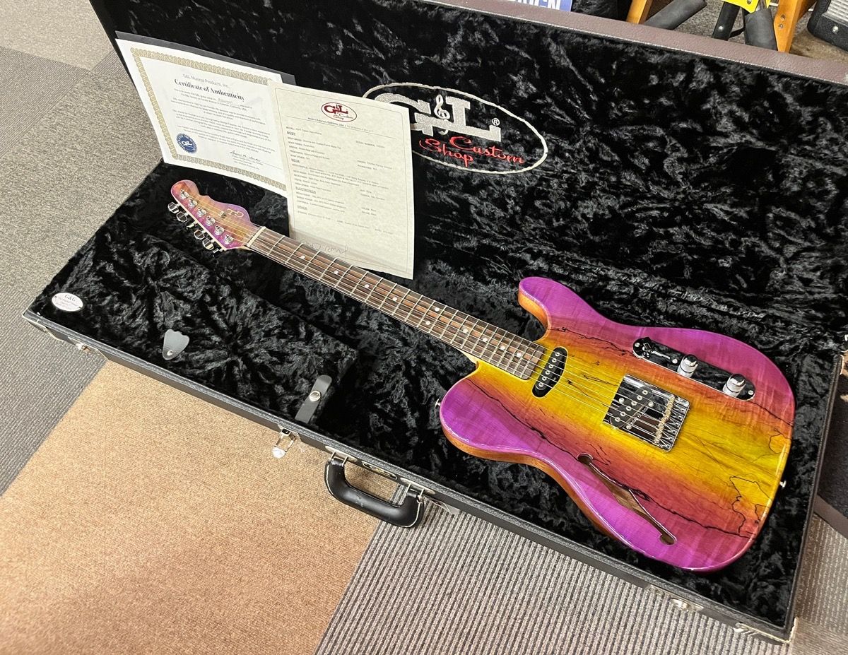 Custom Shop ASAT CLASSIC Semi Hollow Purpple Mist