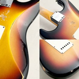 Custom Build 1962 Stratocaster Relic 3-Tone Sunburst ≒3.52kg
