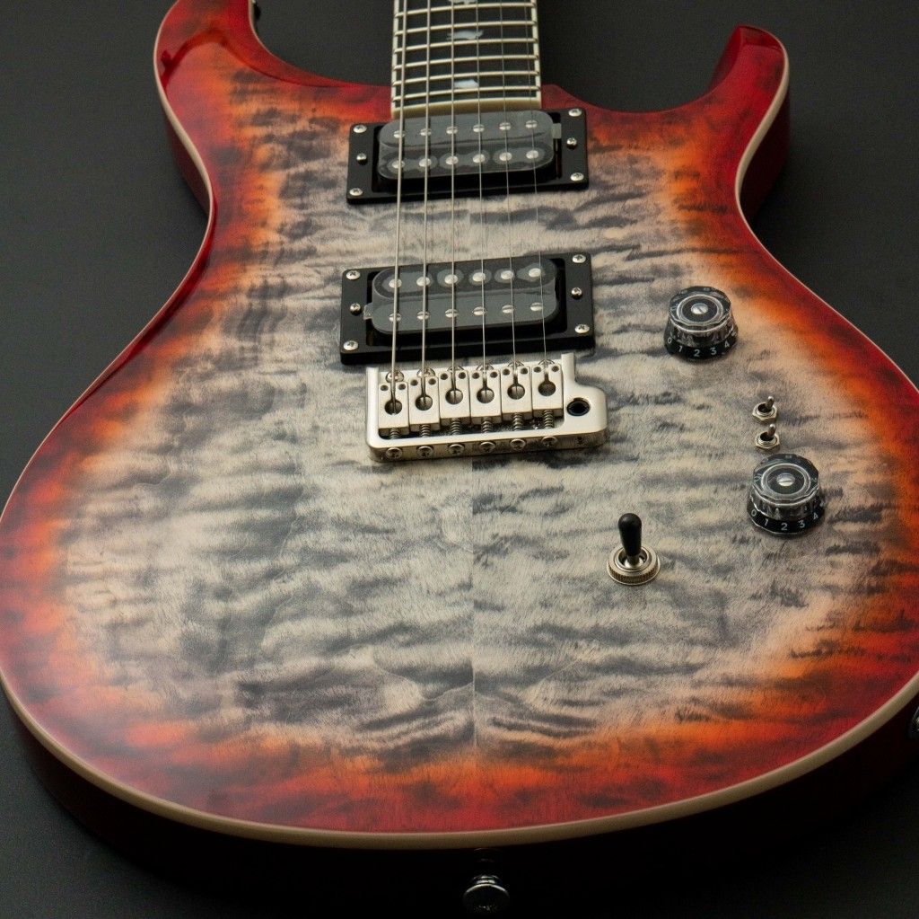 ざわざわページ SE Custom 24-08 Quilt Package ～Charcoal Cherry Burst