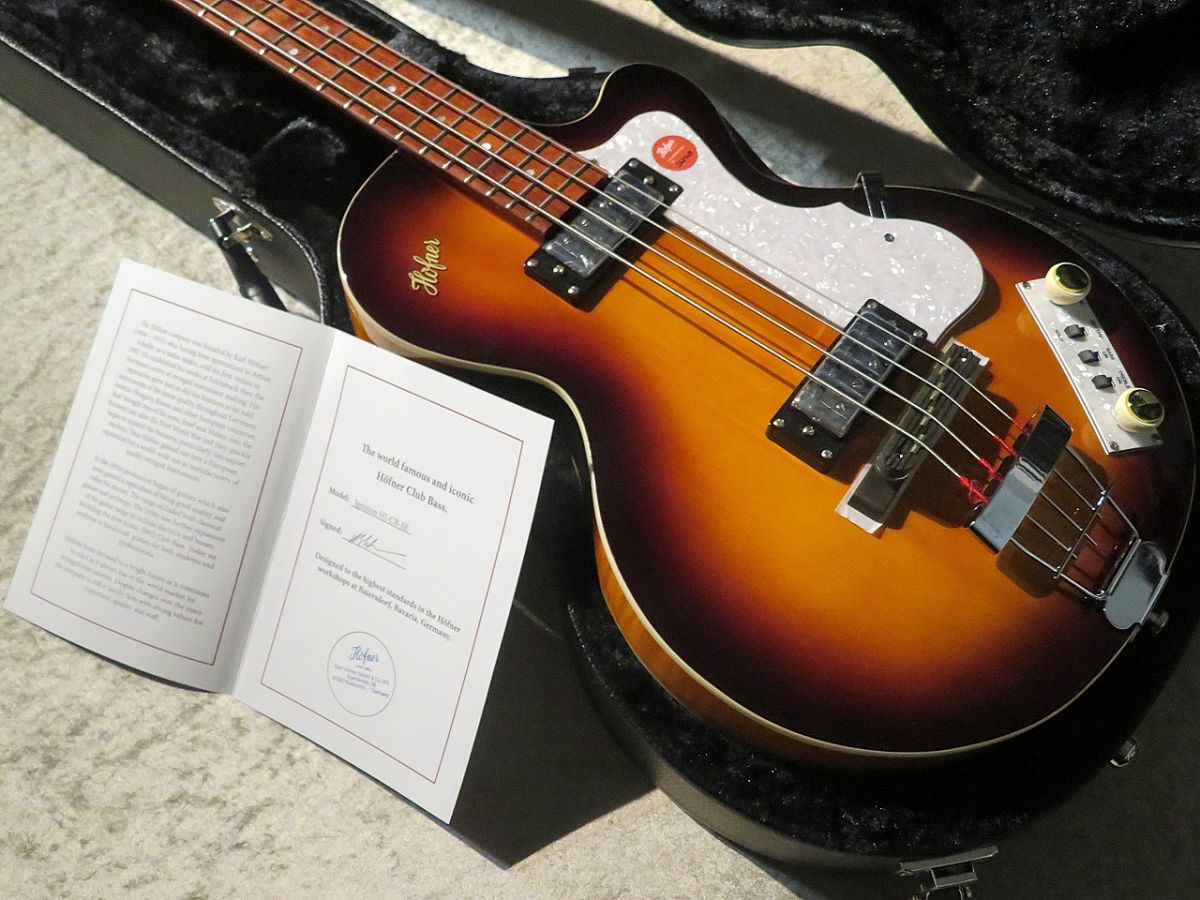 【限定品】Hofner Ignition Bass SpecialEdition Hofner Ignition Series Bass (Beatles Bass, Sunburst