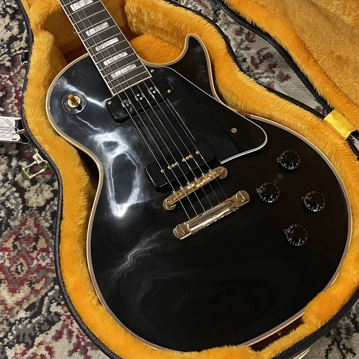 1954 Les Paul Custom Staple Pickup Reissue VOS Ebony (#45158
