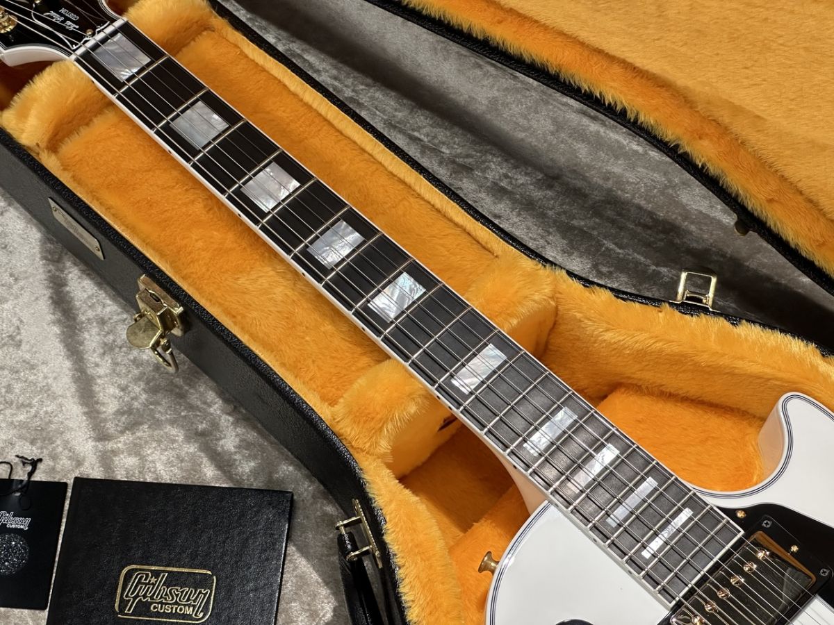 Les Paul Custom w/Ebony Fingerboard Gloss Alpine White #CS500378