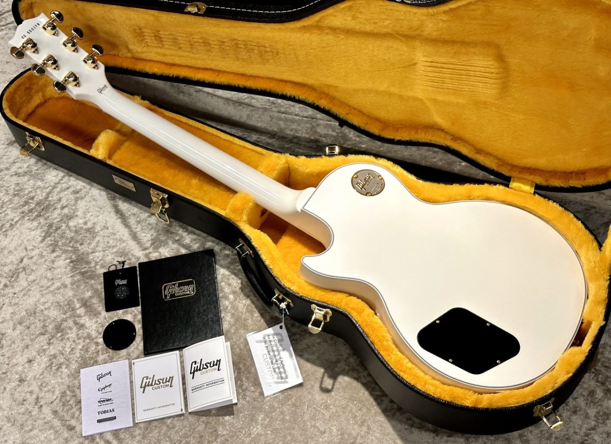 Les Paul Custom w/Ebony Fingerboard Gloss Alpine White #CS500378