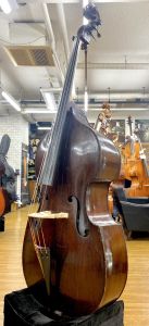 チェコ製コントラバス ケース付き・ピックアップ無し CREMONAコントラバス NO50ピックアップ・ソフトケース付