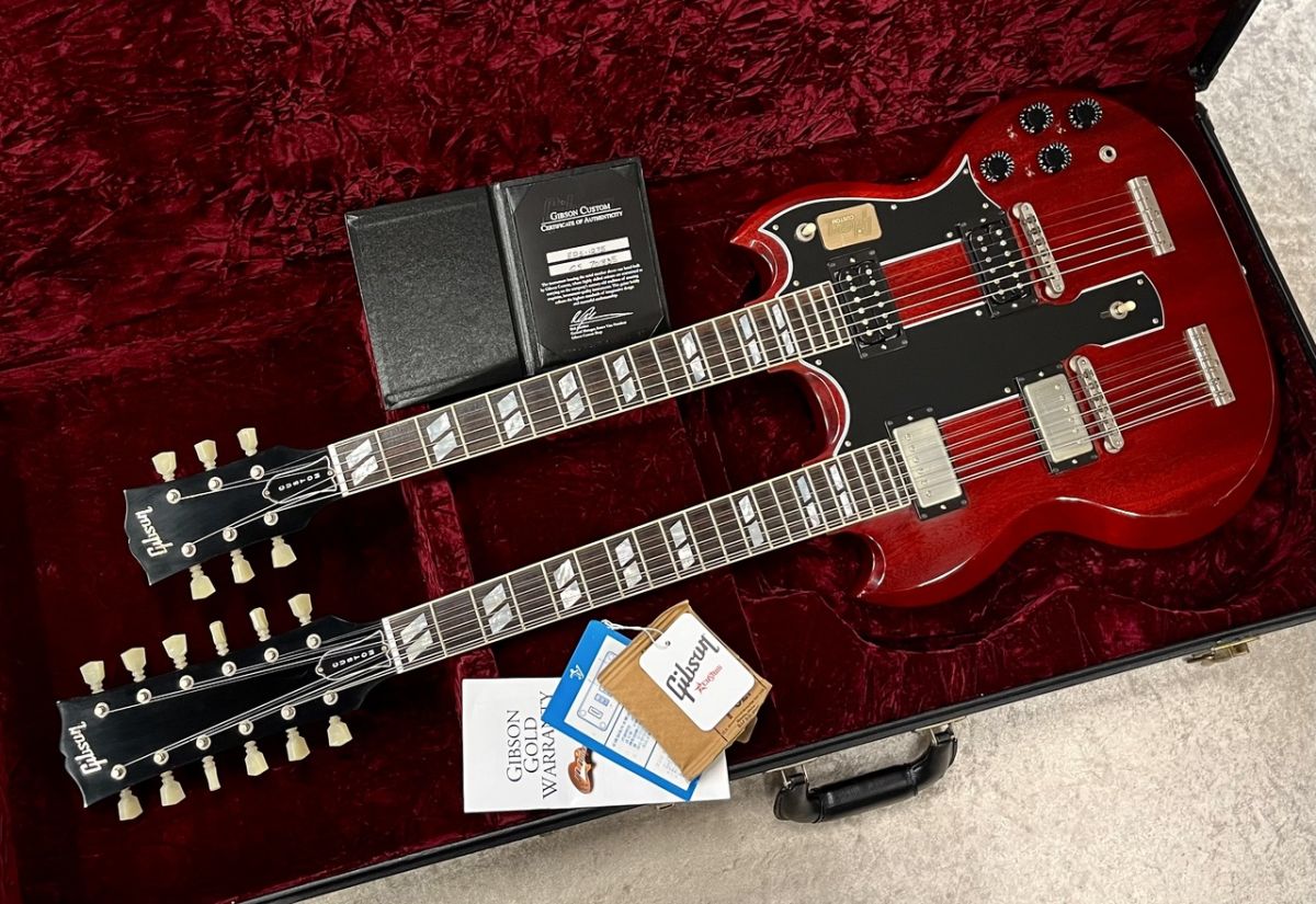 Japan Limited Run Mid 60's EDS-1275 Double Neck VOS Faded Cherry