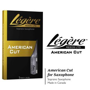 Legere Legere "American Cut" Synthetic Reed - Soprano Saxophone 【レジェール】【プラスティック / リード】【ソプラノサックス】【アメリカン・カット】【1枚入り】【新品】【横浜】【WIND YOKOHAMA】