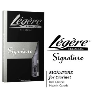 Legere Legere "Signature" Synthetic Reed - Bass Clarinet 【レジェール】【プラスティック / リード】【バスクラリネット】【シグネイチャー】【1枚入り】【新品】【横浜】【WIND YOKOHAMA】