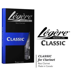 Legere Legere "Classic" Synthetic Reed for Bass Clarinet 【レジェール】【プラスティック / リード】【バスクラリネット】【クラシック】【1枚入り】【新品】【横浜】【WIND YOKOHAMA】