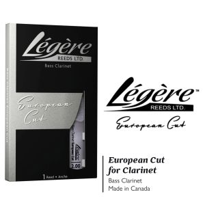 Legere Legere "European Cut" Synthetic Reed - Bass Clarinet 【レジェール】【プラスティック / リード】【バスクラリネット】【ヨーロピアン・カット】【1枚入り】【新品】【横浜】【WIND YOKOHAMA】