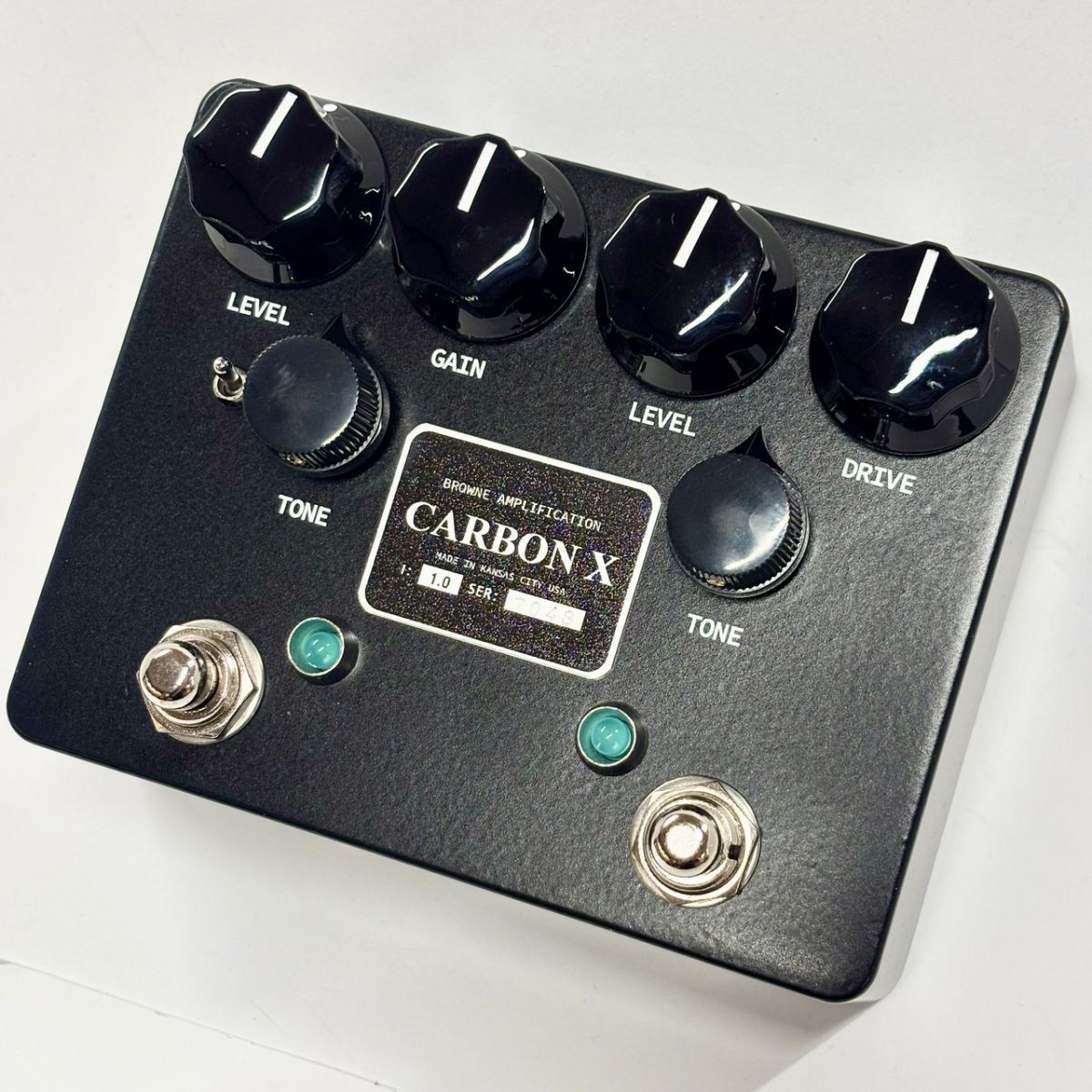 ギター BROWNE Carbon X Dual Overdrive Black Carbon X Black -Dual Overdrive- | 【クロサワ楽器店オンライン