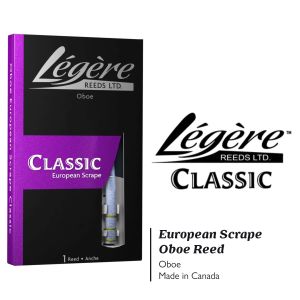 Legere Legere "Classic Europian Scrape" Synthetic Reed - Oboe 【レジェール】【プラスティック / リード】【オーボエ】【クラシック・ヨーロピアン・スクレープ】【1枚入り】【新品】【横浜】【WIND YOKOHAMA】