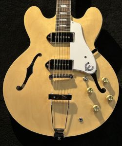 Epiphone エレキギター ナチュラル Epiphone Sheraton -Natural- ナチュラル《エレキギター
