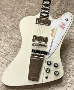 Epiphone Inspired by Gibson Custom 1963 Firebird V Reissue With Maestro Vibrola Polaris White #25011523162 【4.15Kg】【未展示品】【G-CLUB TOKYO】